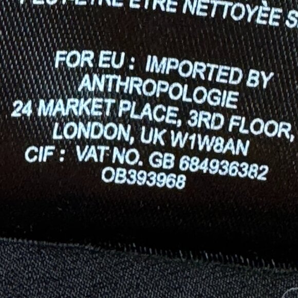 Maeve Silk Paola Swing Dress Oversized Black Chiffon Floral Off Shoulder Mini - Picture 13 of 13